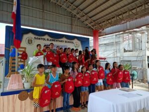 Distribution of School Bags and Supplies, Santol Elementary School