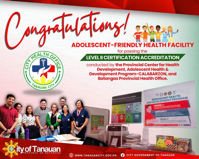 Health , Tanauan City, Certification Accreditation